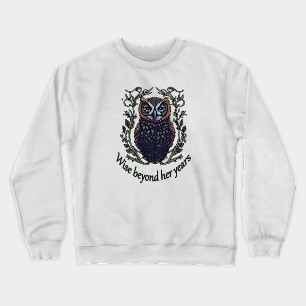 owl Crewneck Sweatshirt by ElArrogante